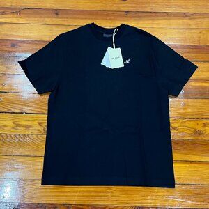 Axel Arigato Signature T-Shirt Black W/ Embroidered Chest Logo Men's Size S NWT